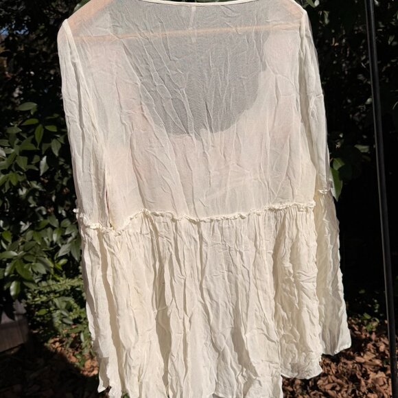 Boho Embroidered Tunic Top – Free Size/One Size - Picture 2 of 7